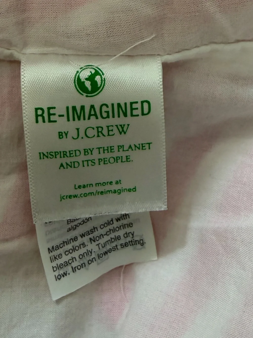 NWOT J. Crew Pink and White Striped Sleeveless Tiered Dress